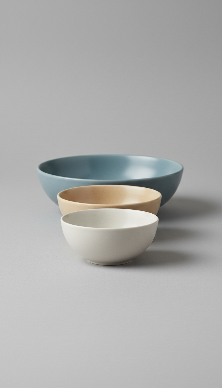 Minimalist Ceramic Bowl Set