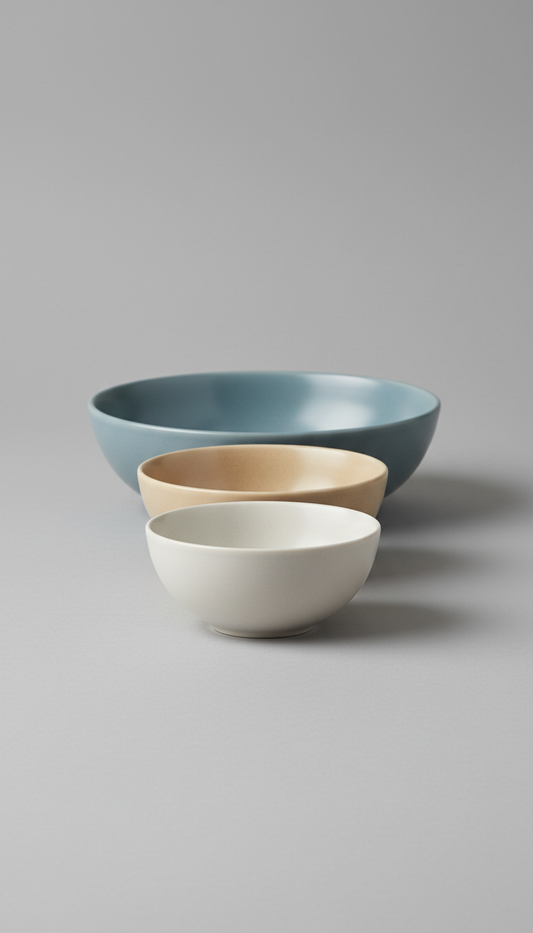 Minimalist Ceramic Bowl Set